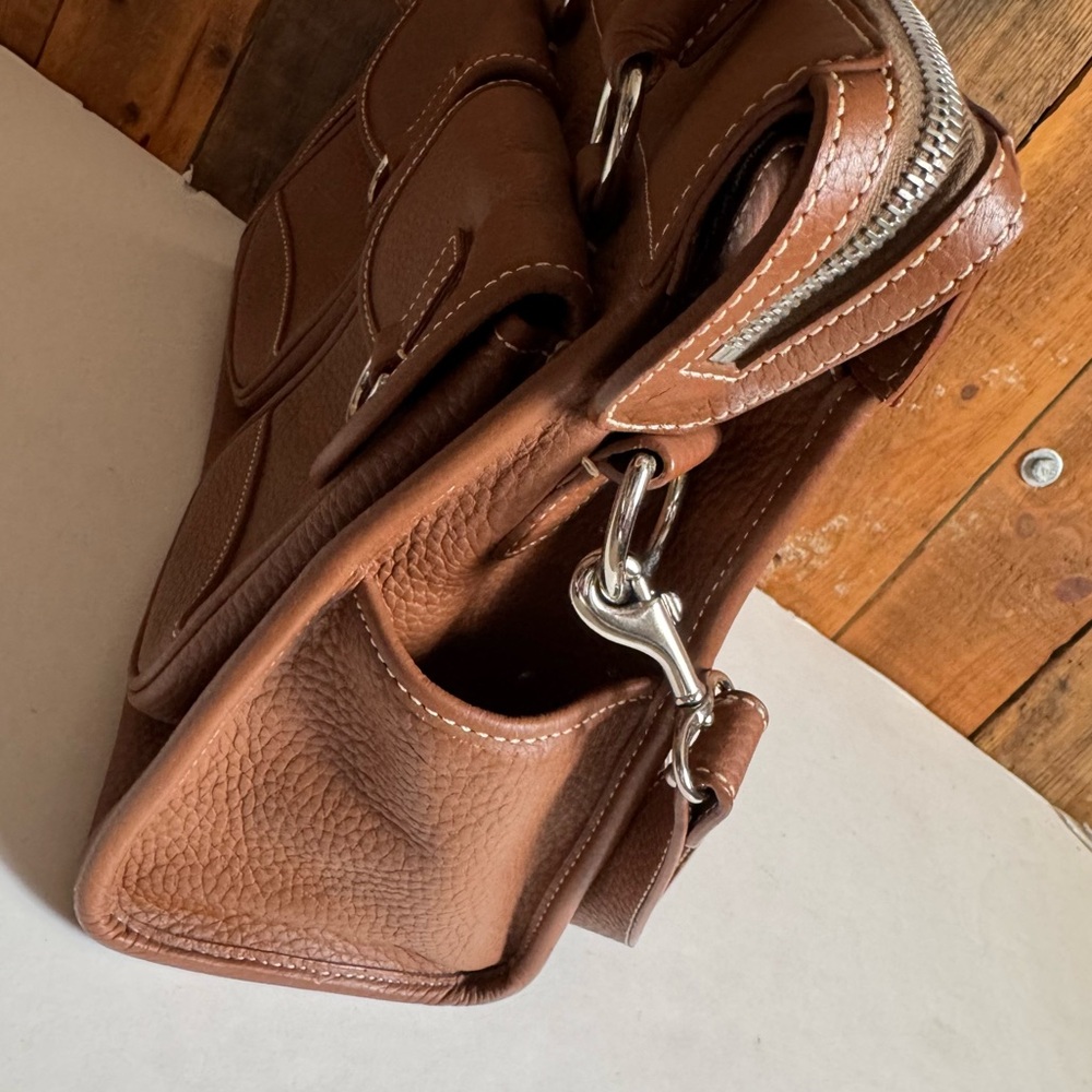 Dooney Double Pocket Satchel - Picture 5 of 14